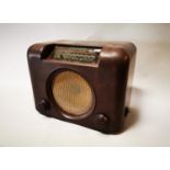 1950's Bush Bakelite radio.
