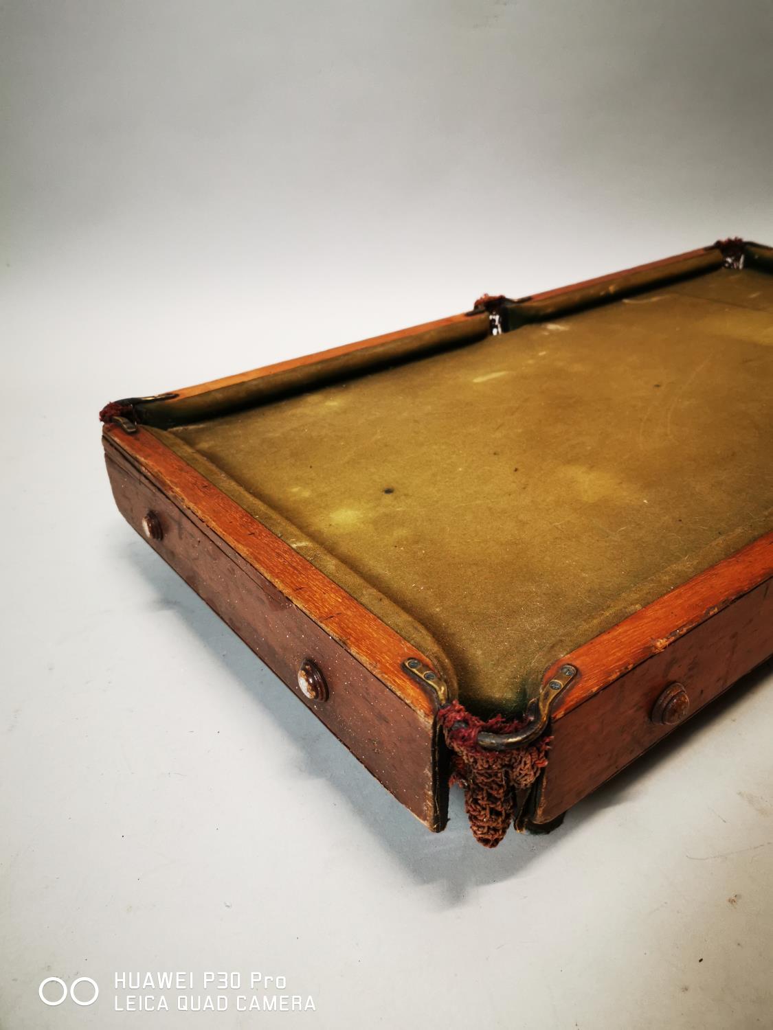 Edwardian miniature Snooker table. - Image 2 of 4