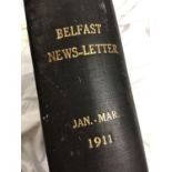 Belfast Newsletter 1911.