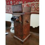 19th. C. walnut stereoscope.