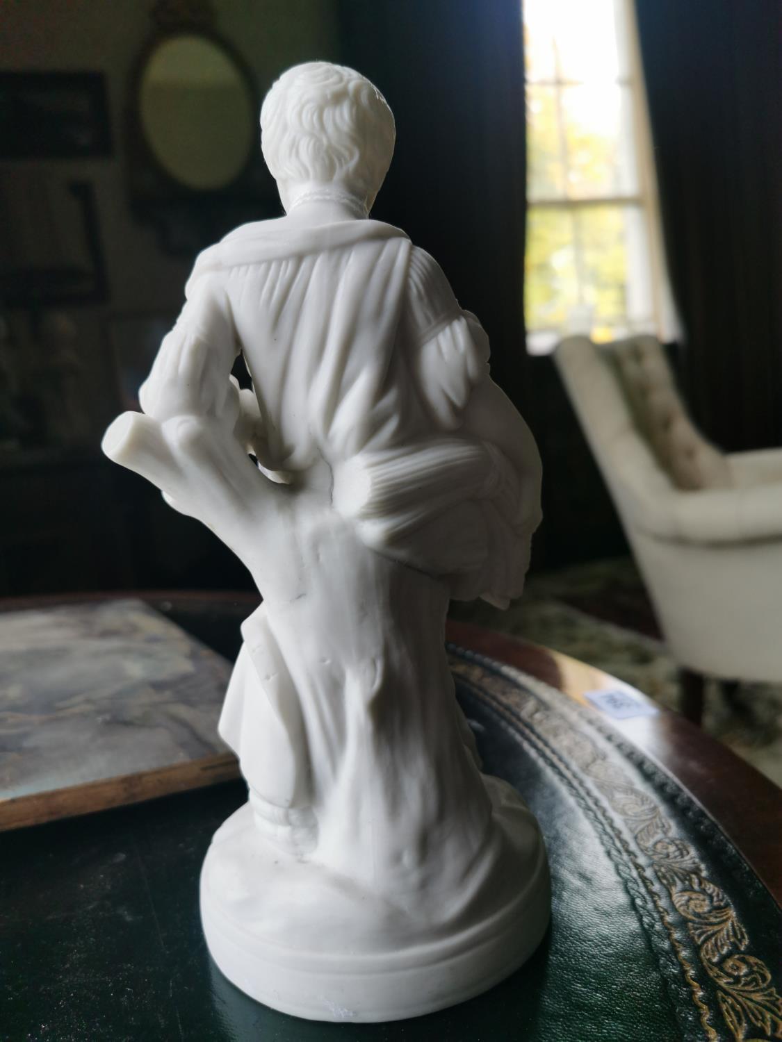 Parian ware figure of a Young Boy. - Bild 2 aus 2