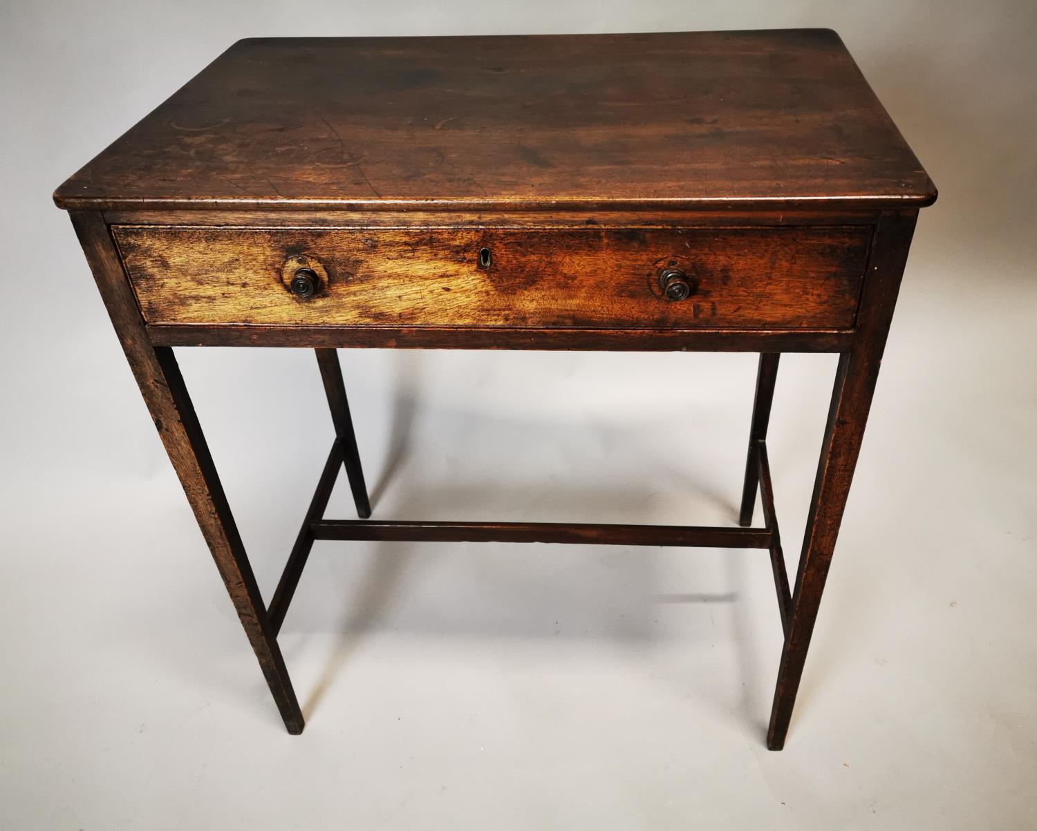 Georgian mahogany side table. - Image 2 of 4