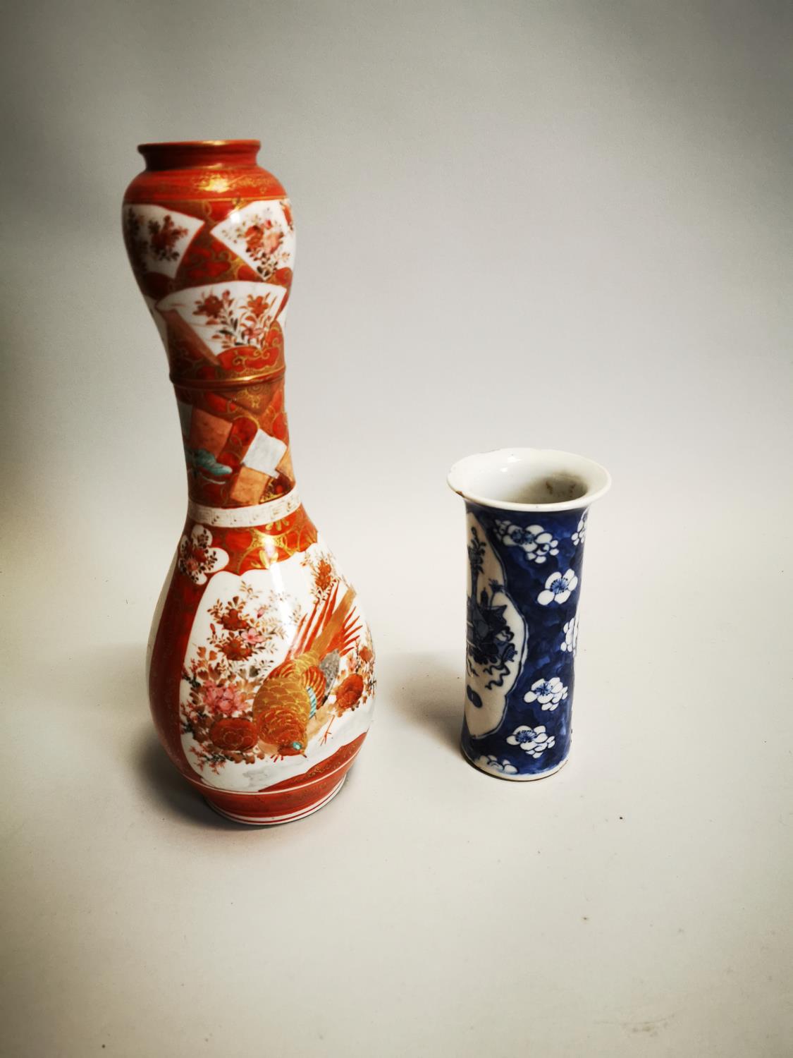 Two 19th C. oriental ceramic vases.