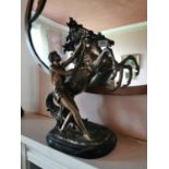 Spelter Marley Horse and Ride.