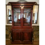 William IV mahogany bookcase.