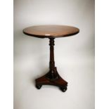 William IV mahogany lamp table.