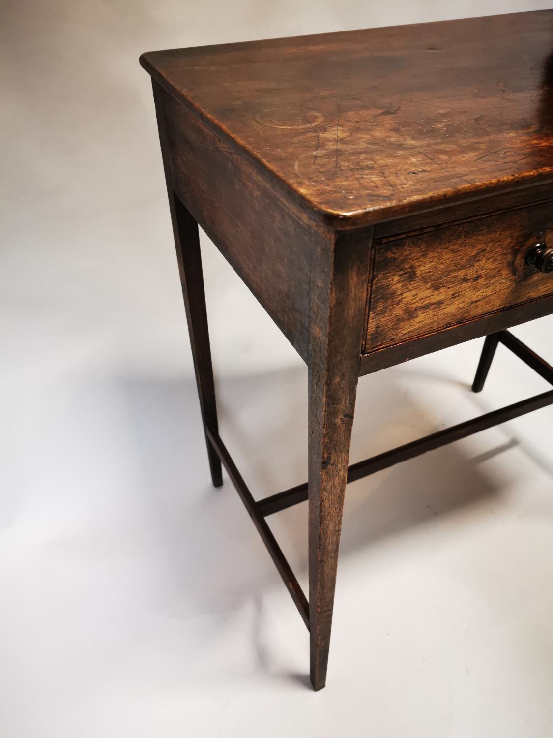 Georgian mahogany side table. - Image 3 of 4