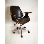 Mid century style office chair.