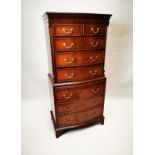 Edwardian Mahogany tallboy.