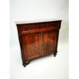 Georgian mahogany side cabinet.