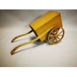 Early 20th C. hand painted child's cart.
