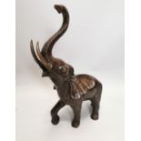 Cast bronze model of an Elephant.