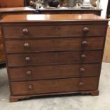 Georgian mahogany chest of drawers.