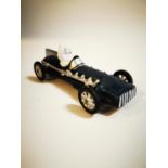 Cast iron Michelin tyres model of car