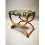 Mid Century bentwood foot stool.