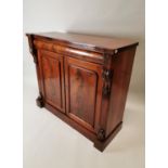 Victorian mahogany side cabinet.