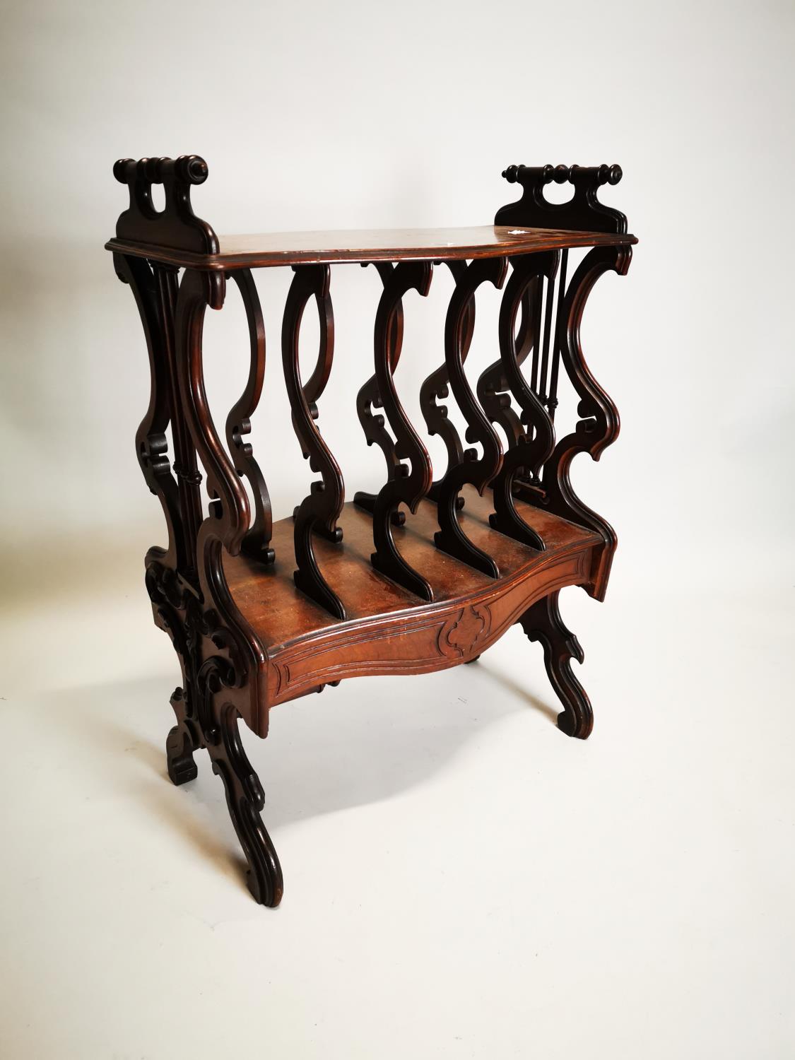 19th. C. mahogany music stand.