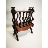 19th. C. mahogany music stand.