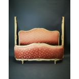 Early 20th C. French upholstered bed.