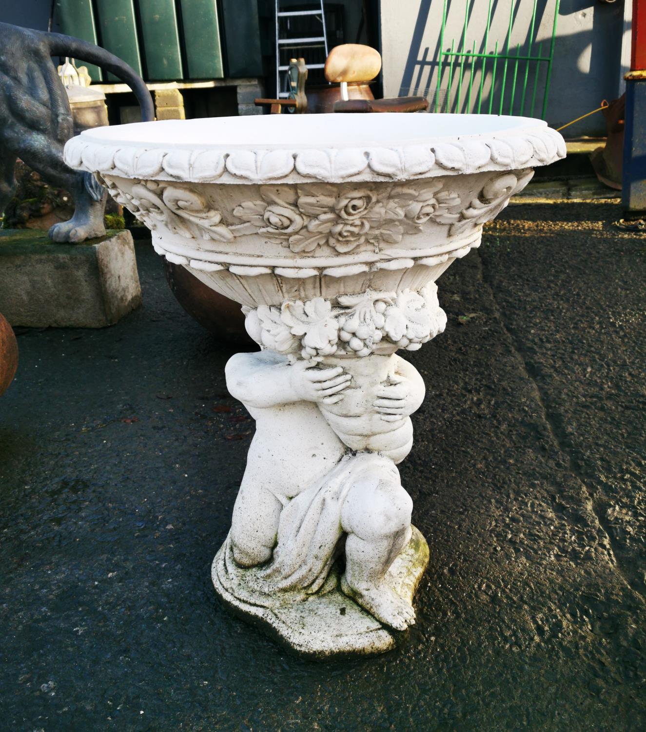 Composition urn. - Image 2 of 2