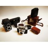 Collection of early 20th C. cameras.