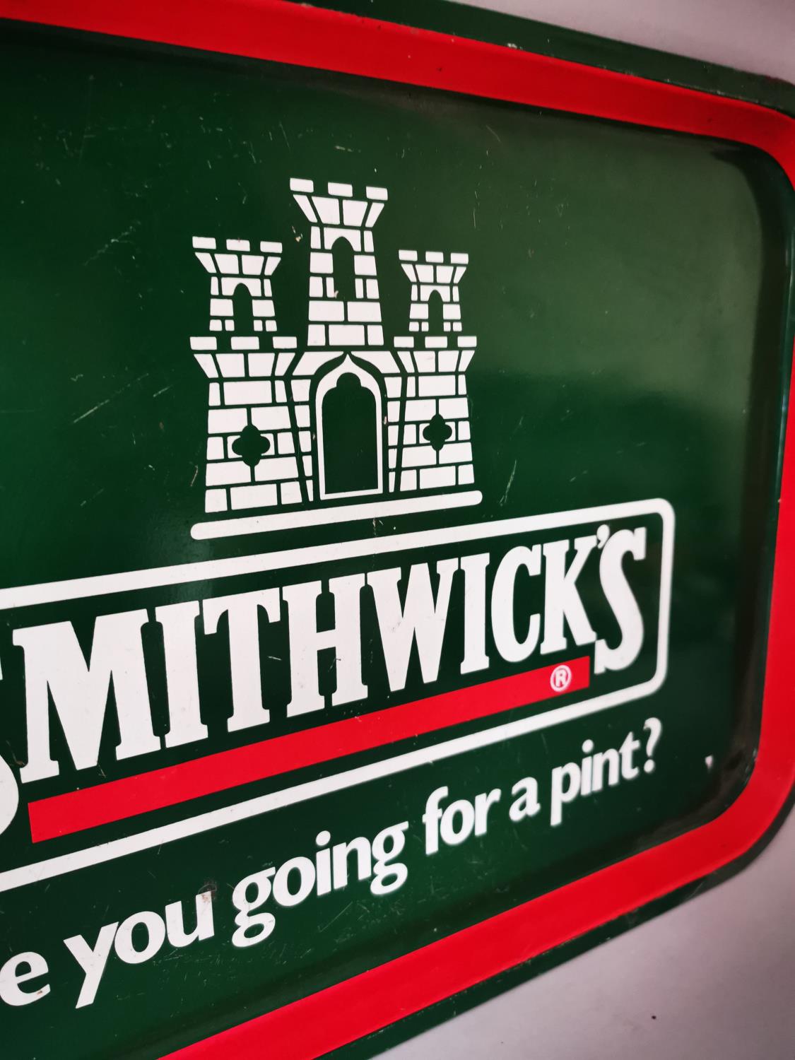Smithwick's tinplate drinks advertising tray. - Image 2 of 2