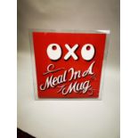 OXO glass advertising sign.