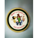 Guinness advertising drinks tray.