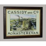 Cassidy and Co Monasterevan advertising print.