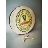 Guinness advertising bodhran.