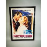 Notorious film advertising print.