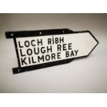 Lough Ree - Kilmore Bay finger post sign.
