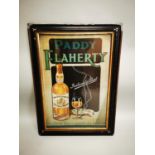 Paddy Flaherty Cork Distillers advertising print.