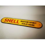 Shell Motor Spirit advertising wall plaque.