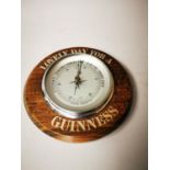 Guinness advertising barometer.