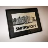 Smithwick's framed advertising print.