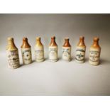 Seven Ginger Beer stoneware bottles.