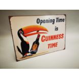 Guinness tinplate advertising sign.
