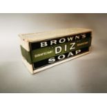 Early 20th C. Brown's soap advertising box.
