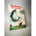 Guinness advertising showcard.