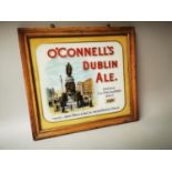 O'Connell's Dublin Ale advertising sign.