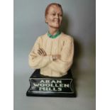 Aran Woollen Mills advertising figure.