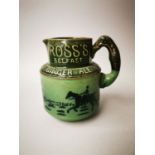 Early 20th C. Ross's of Belfast advertising jug.