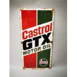 Castrol GTX Motor Oil advertising sign.