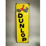 Dunlop Tyres enamel advertising sign.