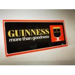 Guinness celluloid advertising showcard.
