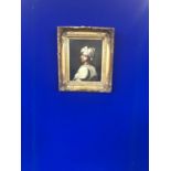 Early 19th Century oil on canvas, portrait of a young girl, in decorative gilt frame W 38 H 45