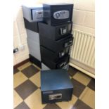 Large Chubb combination safe and 10 other combination safes.