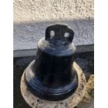 19th Century bronze bell W 26 H 35