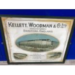 Kellett Woodman & Co Ltd. Framed advertisement W 67 H 54